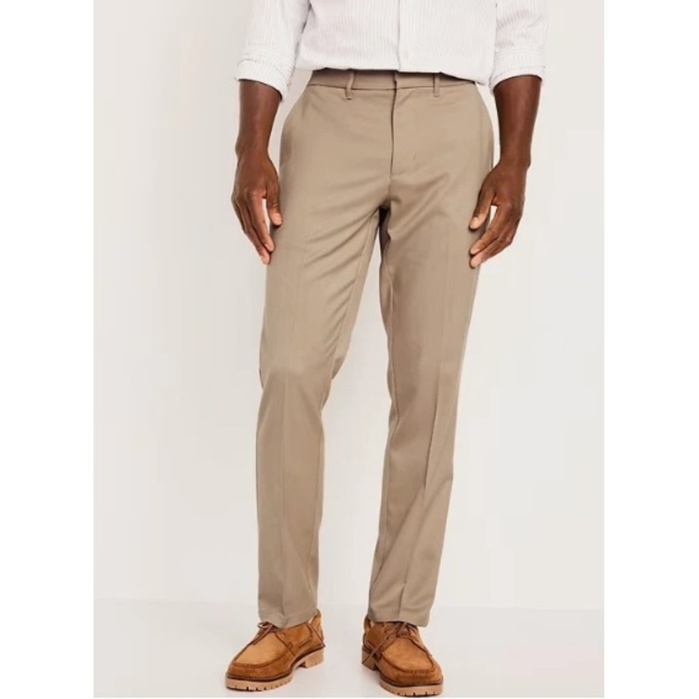 Old Navy Pants Mens 38x30 Beige Dress Pants Regular Solid Classic Straight NWT